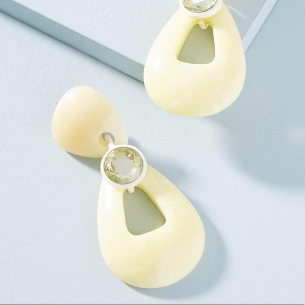 DANNIJO Kiss Double Drop Clip On Back Earrings